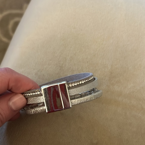 Silver Diamanté Bracelet - Picture 4 of 7